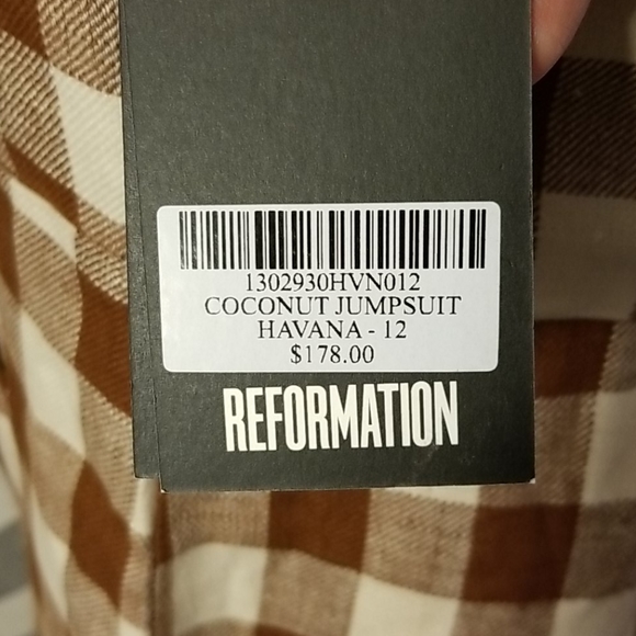 Reformation Coconut Havana Romper size 12 - Picture 7 of 8